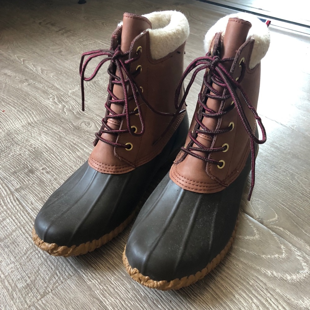 Tommy Hilfiger Waterproof Leather Boots